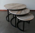 bijzettafel set van 3